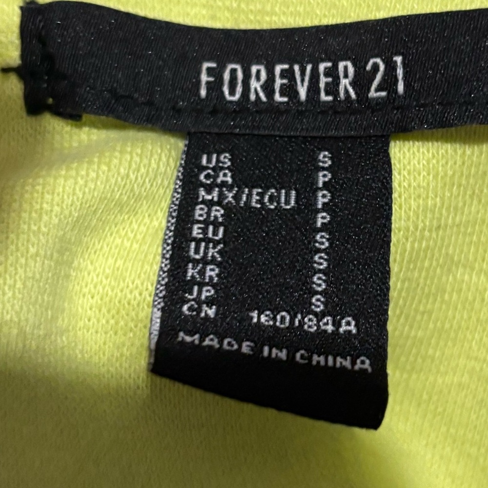 Forever 21 Light Lime Polo-Style Shift Dress - Picture 3 of 3